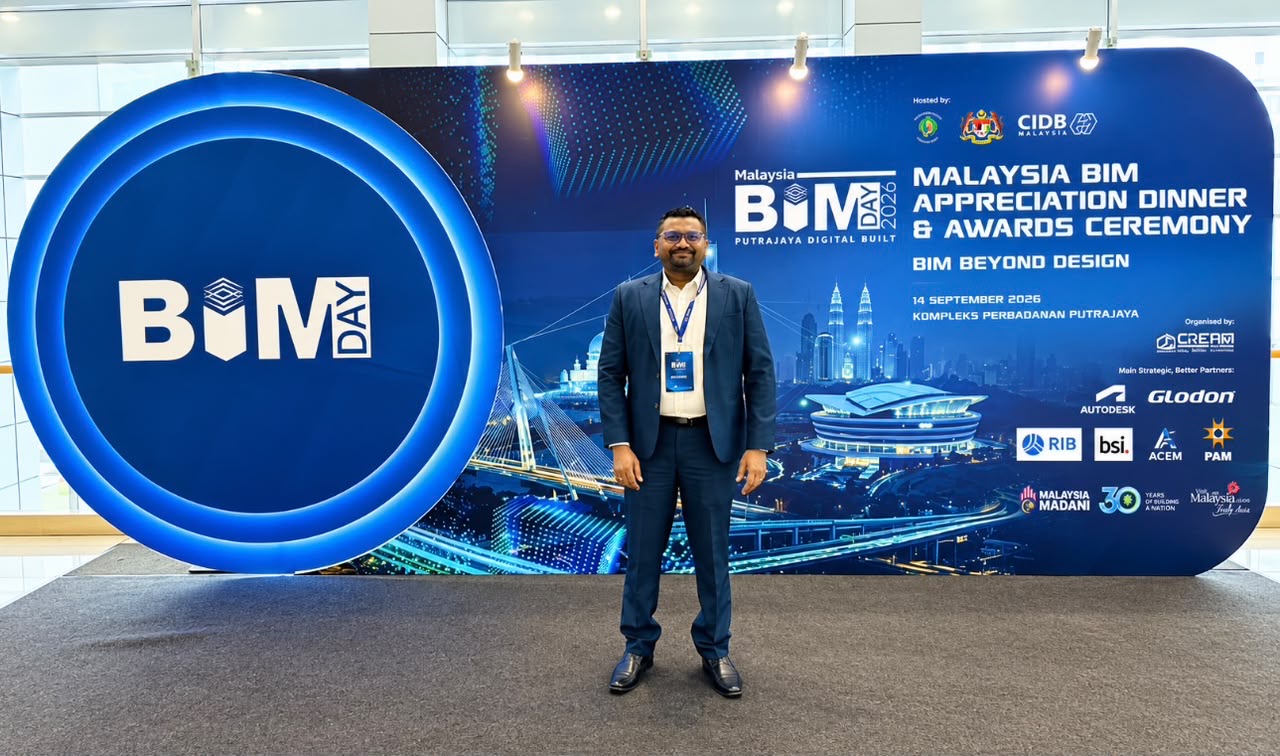 Edwin Jesu Dass, Executive Director of UBBIM, at Malaysia BIM Day 2026 in Putrajaya